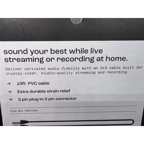 North XLR Cable 10ft / 3m Crisp Quality Audio Connection For Microphones With D - Picture 5 of 5